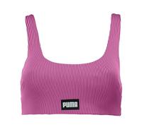 (10 UK, Pink) Puma Womens/Ladies Stripe Scoop Neck Bikini Top