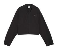 (10 UK, Puma Black) Puma Womens/Ladies Crop Sweatshirt