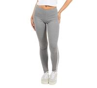 (10 UK R, Grey Marl/White) Brave Soul Womens/Ladies Side Stripe Leggings