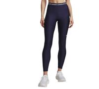 (10 UK R, Mid Navy/White) Under Armour Womens/Ladies HeatGear Leggings