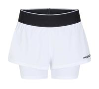 (10 UK R, White) Head Womens/Ladies Dynamic Layered Tennis Shorts