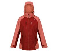 Regatta Womens Calderdale IV Waterproof Jacket - Rumba Red/Mineral Red - 10 UK - Rumba Red/Mineral Red - 100% Polyester