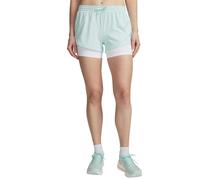 (10 UK S, Mint) Under Armour Womens/Ladies Pro 2 in 1 Running Shorts