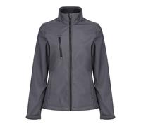 Regatta Womens/Ladies Ablaze 3 Layer Membrane Soft Shell Jacket (Seal Grey/Black) - Size 10 UK