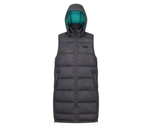 (10 UK, Seal Grey/Quiet Green) Regatta Womens/Ladies Ganella Long Length Gilet
