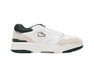 (10 UK, White) Lacoste Mens Lineshot Leather Non Marking Trainers