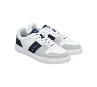 (10 UK, White/Navy) Ben Sherman Mens Caja Classic Trainers