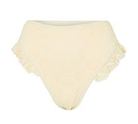 (10 UK, Yellow) Brave Soul Womens/Ladies Crochet Panel High Waist Bikini Bottoms