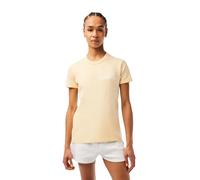 Lacoste Womens/Ladies Organic Cotton Slim T-Shirt - Yellow - Yellow - 10 UK