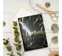 10 Umrah Mubarak Gift Cards, Wallet, Envelope, Blank Cards, Congratulations Card, Umrah Mubarak Money Envelopes, Gifts, Decorations. (Black)