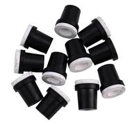 10 Unit Sandblaster Nozzle Set for 5 Gallon Sandblasting Equipment with Selectable 2mm 2.5mm 3mm 3.5mm Orifices Plastic Body Ceramic Lined Passage (3.5mm)