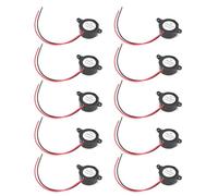 10-unit SFM-20B Piezo Electric Buzzer Set 87dB Continuous Sound Alarm Active Electronic Physics Circuit for Computer