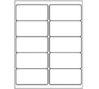10 Up - Shipping Address Labels - 2" x 4" - 1000 Labels