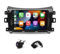 10" Upgrade Car Stereo for Nissan Navara 2015-2018 Double Din Radio, 4+64G Touch Screen Head Unit for Nissan Frontier NP300 GPS Navi DAB Radio Wireless Carplay Android Bluetooth Backup Camera FM/RDS