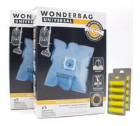 10 Vacuum Bags + 10 Fragrances Compatible with Rowenta Dymbo Plus - RS033, Dymbo Plus - RS036, Dymbo Plus - RS038 | 10 Bags, Air Freshener, Accessories, Spare Parts