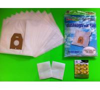 10 Vacuum Cleaner Bags Filter Bags (Mister Vac MV 602) Dust Bags