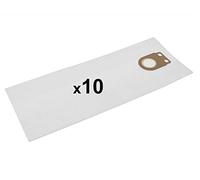 10 Vacuum Cleaner Dust Bags Compatible with Metabo ASR 35 L ACP, ASR 35 M ACP