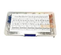 10 Values 200pcs 5MM LED Light White Yellow Red Green Blue Kit DIY LEDs Set 3V 20mA