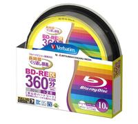 10 Verbatim 3D Bluray 50GB 2x RW BD-RE DL Rewritable BluRay Inkjet Printable