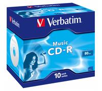 Verbatim CD-R 16x 80min Audio (Live It) - 10 Pack