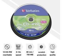 Verbatim CD-RW 12x CD-RW 700MB 10pc(s)