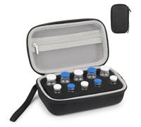 10 Vials Holder, Peptide Fridge Vial Holder with Hand Strap, Insulin Fridge Holder Storage Case Organizer