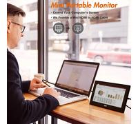 10 Inch Freeview Tv Multimedia Player - Usb Pvr Recorder - Micro Sd Card Slot, Mini Hdmi In, Av In, Earphone Jack - August Da100D