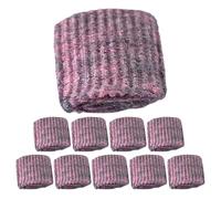 10 Wire Wool Soap Pads,Steel Wool Soap Pads,Pads With Soap Steel,Brillo Pads With Soap,Steel Wool Scrubber,Dish Scrubbers,Reusable Scouring Pad,Scratch-Resistant Effective Cleaning Steel Wool Scrubber