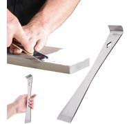 10" Woodworker's Multi-Purpose Magic, Stainless Steel Pry Bar Scraper Set, Trim Puller Tool for Baseboard, Multifunctional Nail Puller Small Flat Pry Bar for Pulling, Prying, Scraping