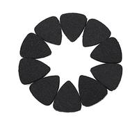 10 Wool Felt Guitar Picks 3mm for Acoustic Guitar, Improve Strumming Sound, Fine Workmanship, Lightweight, Nice for (Black