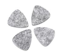10 Wool Felt Guitar Picks 3mm Soft Sound with Thumbs or Fingernails for Guitar Ukulele (Grey)