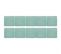10 x 10 cm FR4 Glass Fiber PCB Circuit Board for DIY Electronics Projects, for Raspberry Pi Connections and Soldering Experiments - Green (Pack of 10)