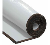 (10 x 10 m) vidaXL Clear Tarpaulin & Eyelets Clear Tarp Waterproof Tarpaulin Polyethylene