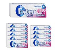 10 x 10 piece Bubble Mint Chewing Gum Extra White Clean Fresh Teeth Dental Oral Care