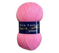 10 x 100g Woolcraft DK Knitting Yarn - Pretty Pink 23251