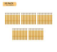 10 X 100mm Wall Plugs And Screw Set 50Pcs Expension Masonry Screws And Anchor Bolts