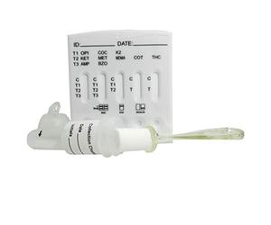10 x 10in1 Drug Saliva Test Kits - Cannabis, Cocaine, Ketamine, Amphetamine, Methamphetamine, Benzodiazepines, K2, Cotinine, Opiates & MDMA