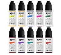 10 x 10mL Liquid Candle Wax Dyes Set - Eco SOYA and Paraffin Soy Wax Melts, Gel Pigment Colour - 10mL - Concentrated - Candle Making Supplies