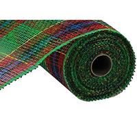 10" X 10Yd Plaid Poly Burlap Mesh