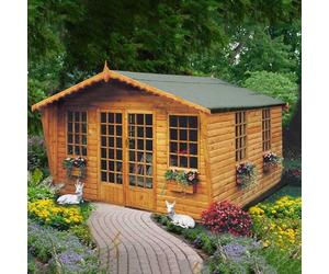 10 x 12 Shire Gold Beaulieu Summerhouse in Shiplap