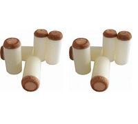 10 x 12mm PUSH ON TIPS For Pool or Snooker CUES - QUICK FAST Simple & EASY