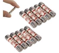 10 x 13A Fuses BS1362 Electrical Ceramic Household Domestic Mains Plug Top Fuses