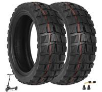 10 x 2.75-6.5 Tubeless Tyres with Valve for Kukirin G2/G3/G2 Ultra/M4 Max Roller 10 Inch Thick Replacement Tyres for KuKirin G2 Master, Speedway 5, Dualtron 3, Hover-1 Alpha, Gotrax G4, Non-Slip (Pack