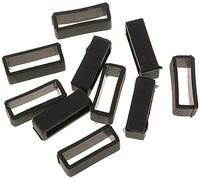 10 x 20 mm Silicone Watch Strap Loops Watch Band Wristband Retainers Holder Loop Keepers Replacement Keeper Watch Band Strap Loop for Men Women (Black) Professional Design