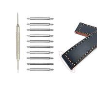 10 x 22MM Stainless Steel Spring Bars with Spring Bar Removal Tool for Watch Band, Spring Bar Kit for Mens Watch Straps (1.5mm Thick)