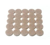 10 X 25 Self-Adhesive 15mm Round Felt Pads for Furniture Protection