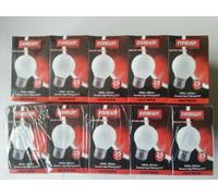 10 X 25 WATT EDISON SCREW (ES ,E27) GOLF BALL LIGHT BULBS. TOP BRAND