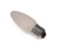 10 X 25 Watt ES (E27) Edison Screw Cap Opal Pearl Candle Lamps Light Bulbs