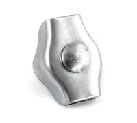 10 x 3 mm Simplex Rope Clip Clamp Fixing Loose Ends of Wire, Jute and Polypropylene Ropes