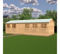 10x30 Shire Mammoth Professional Shed - 10 x 30 Shire Mammoth Professional Apex Shed in Shiplap
